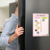 Magnetický denní plánovač pro děti 21×29 cm - co dnes? (růžový)