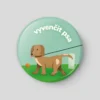 Vyvenčit psa plánovací magnetka 32 mm