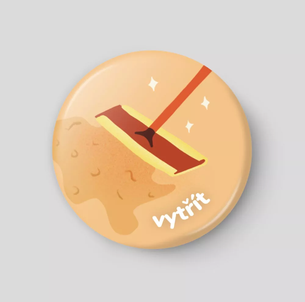 Vytřít plánovací magnetka 32 mm