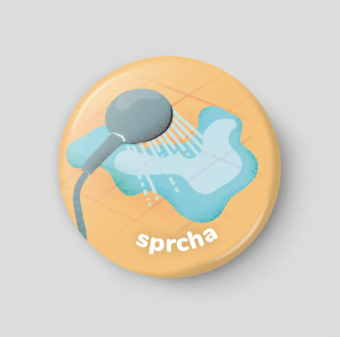 Sprcha plánovací magnetka 32 mm