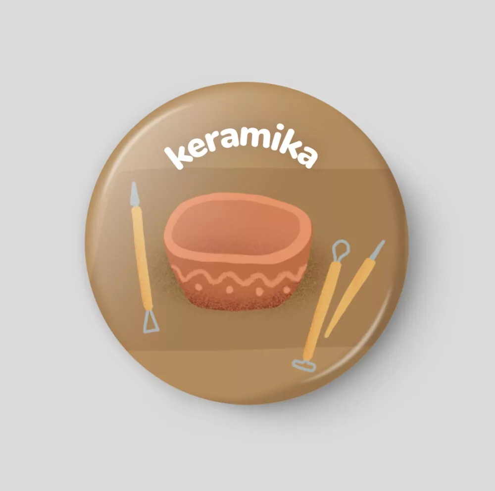 Keramika plánovací magnetka 32 mm