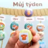 Popisovatelná tyrkysová magnetka 32 mm - Image 3