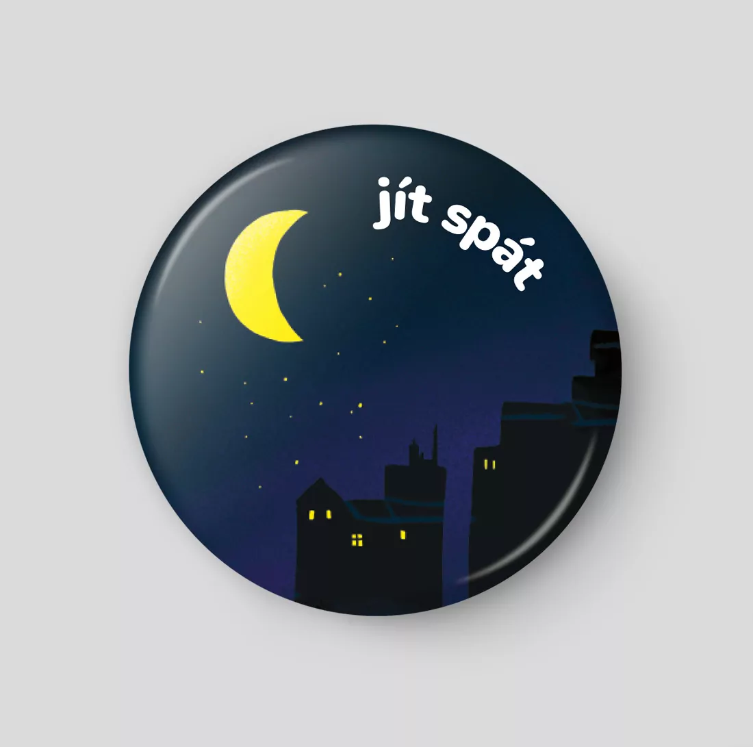 Jít spát plánovací magnetka 32 mm