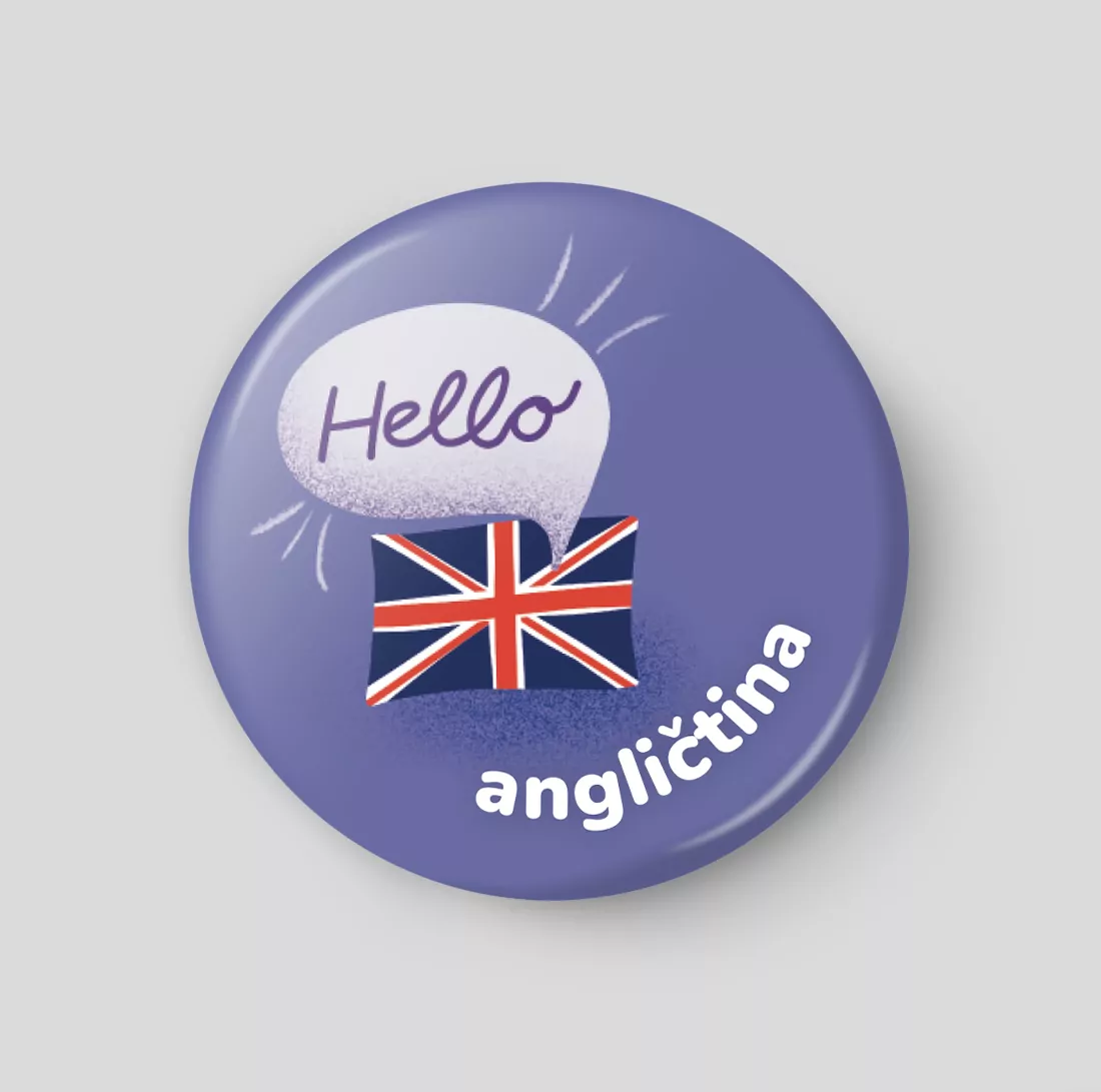 Angličtina plánovací magnetka 32 mm