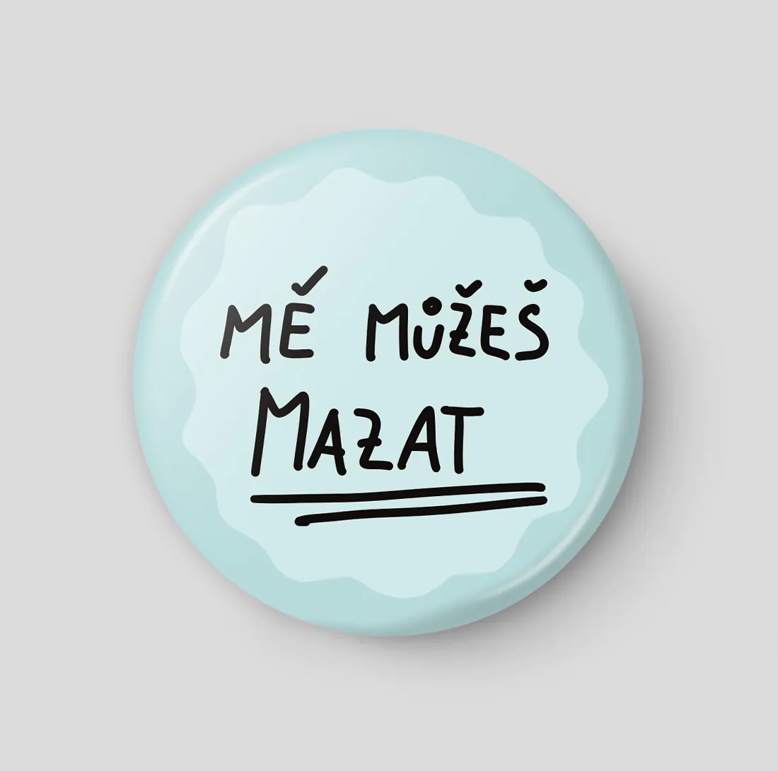 Popisovatelná tyrkysová magnetka 32 mm