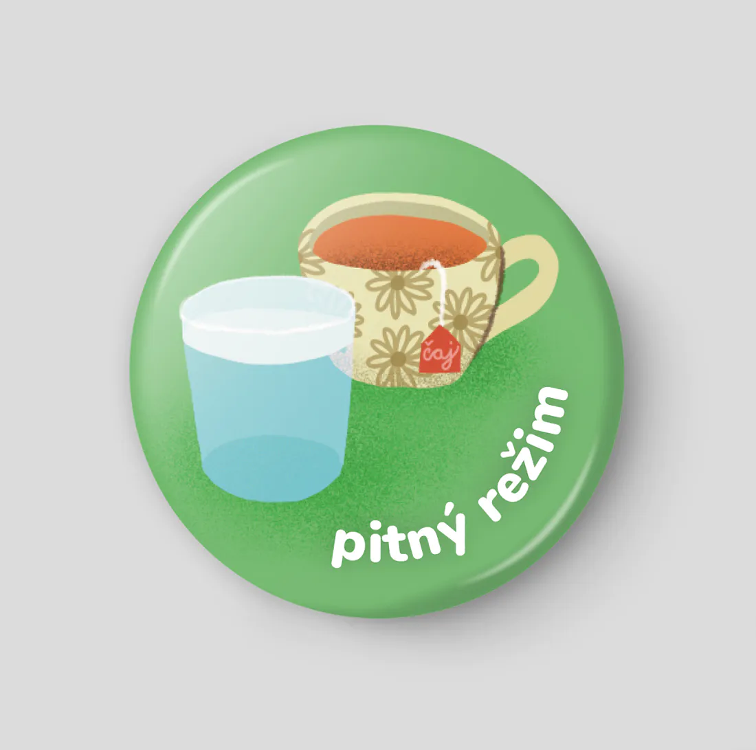 Pitný režim plánovací magnetka 32 mm