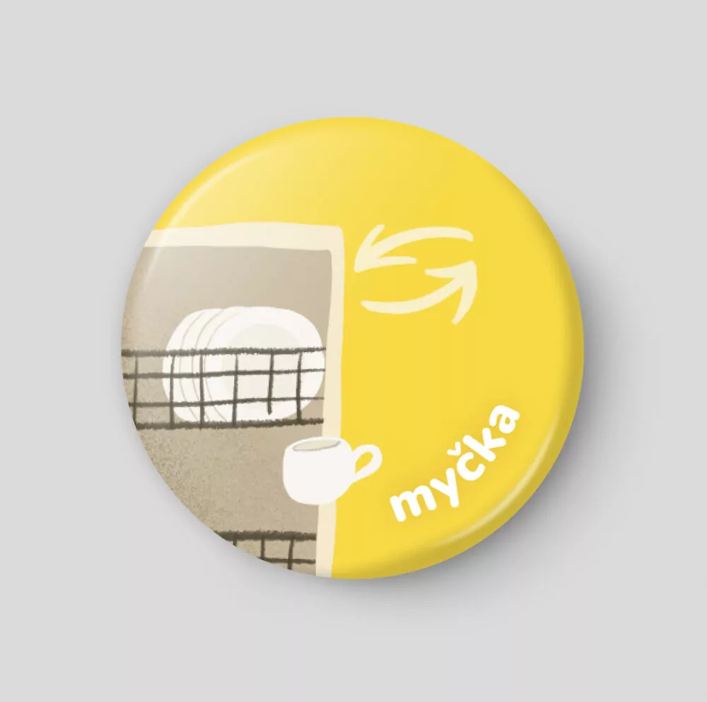 Myčka plánovací magnetka 32 mm