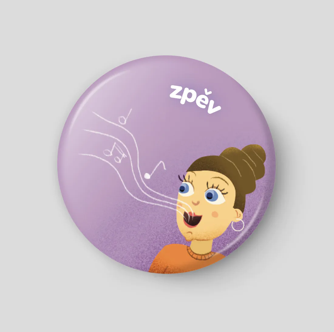 Zpěv plánovací magnetka 32 mm