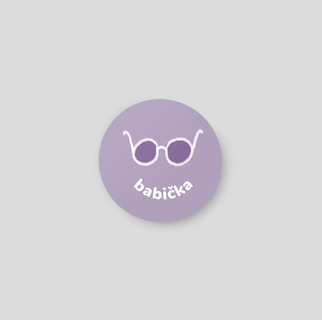 Babička - magnet pro označení