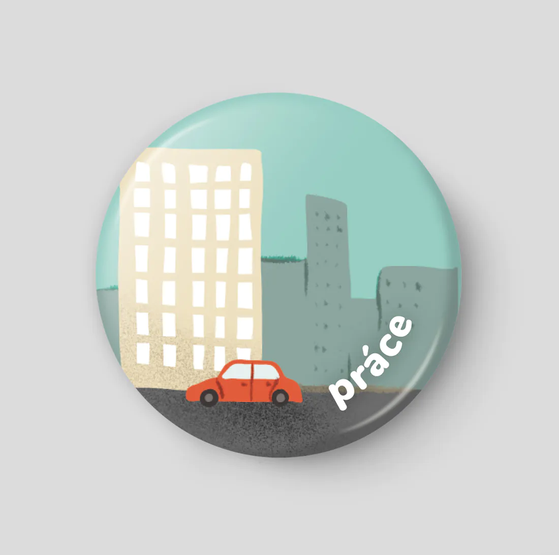 Práce plánovací magnetka 32 mm