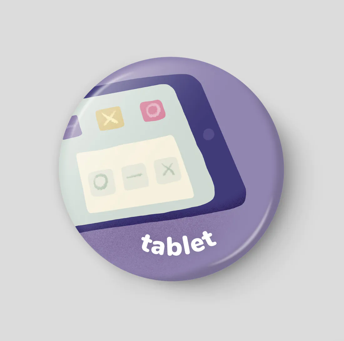 Tablet plánovací magnetka 32 mm