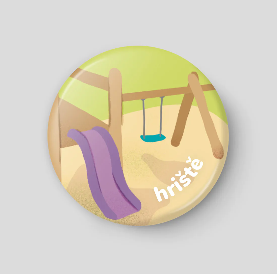 Hřiště plánovací magnetka 32 mm