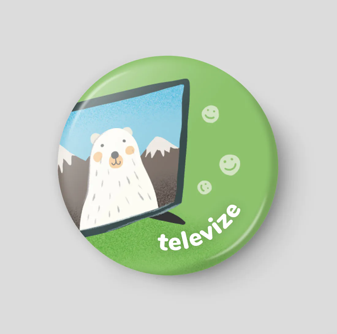 Televize plánovací magnetka 32 mm