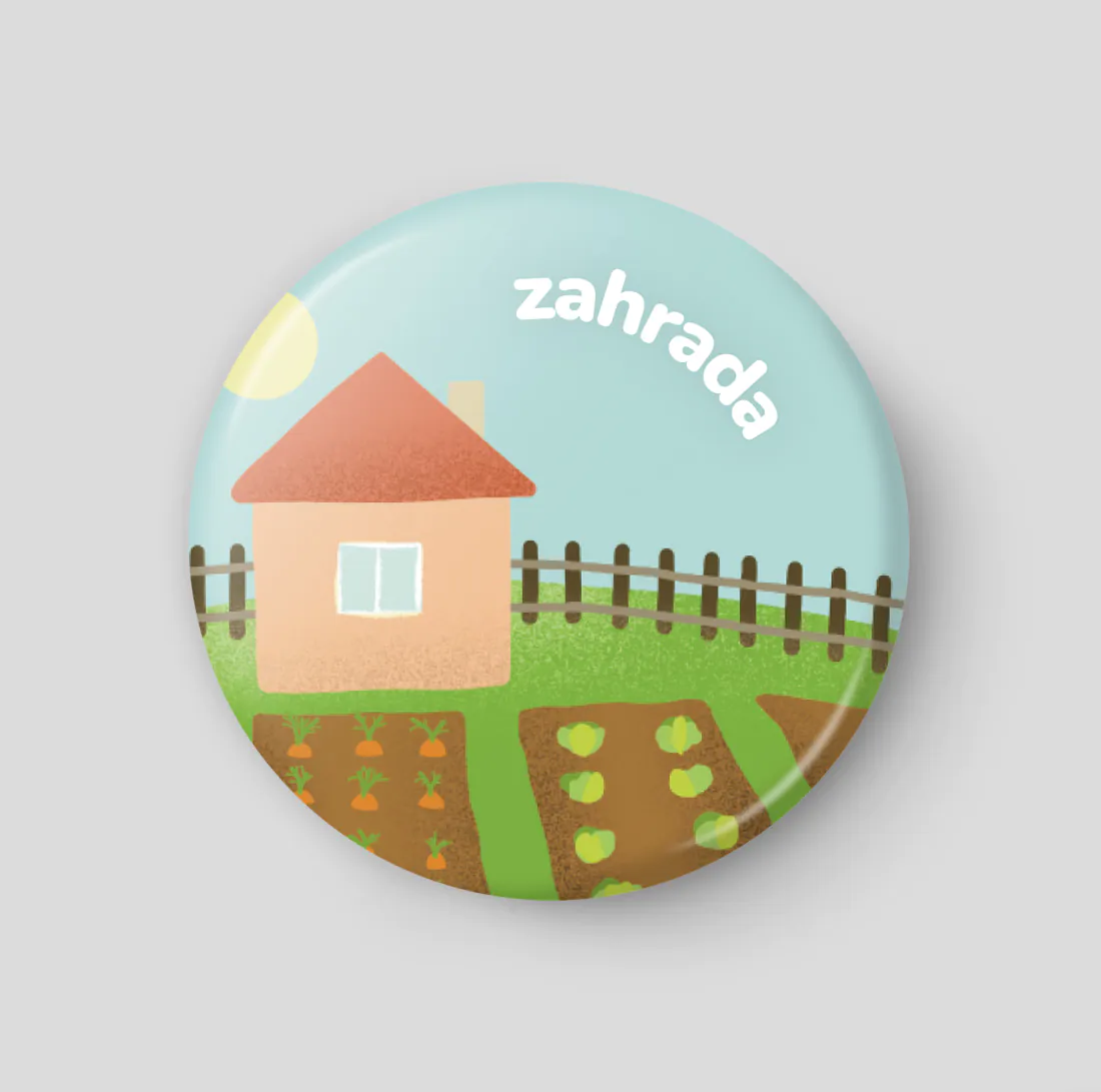 Zahrada plánovací magnetka 32 mm
