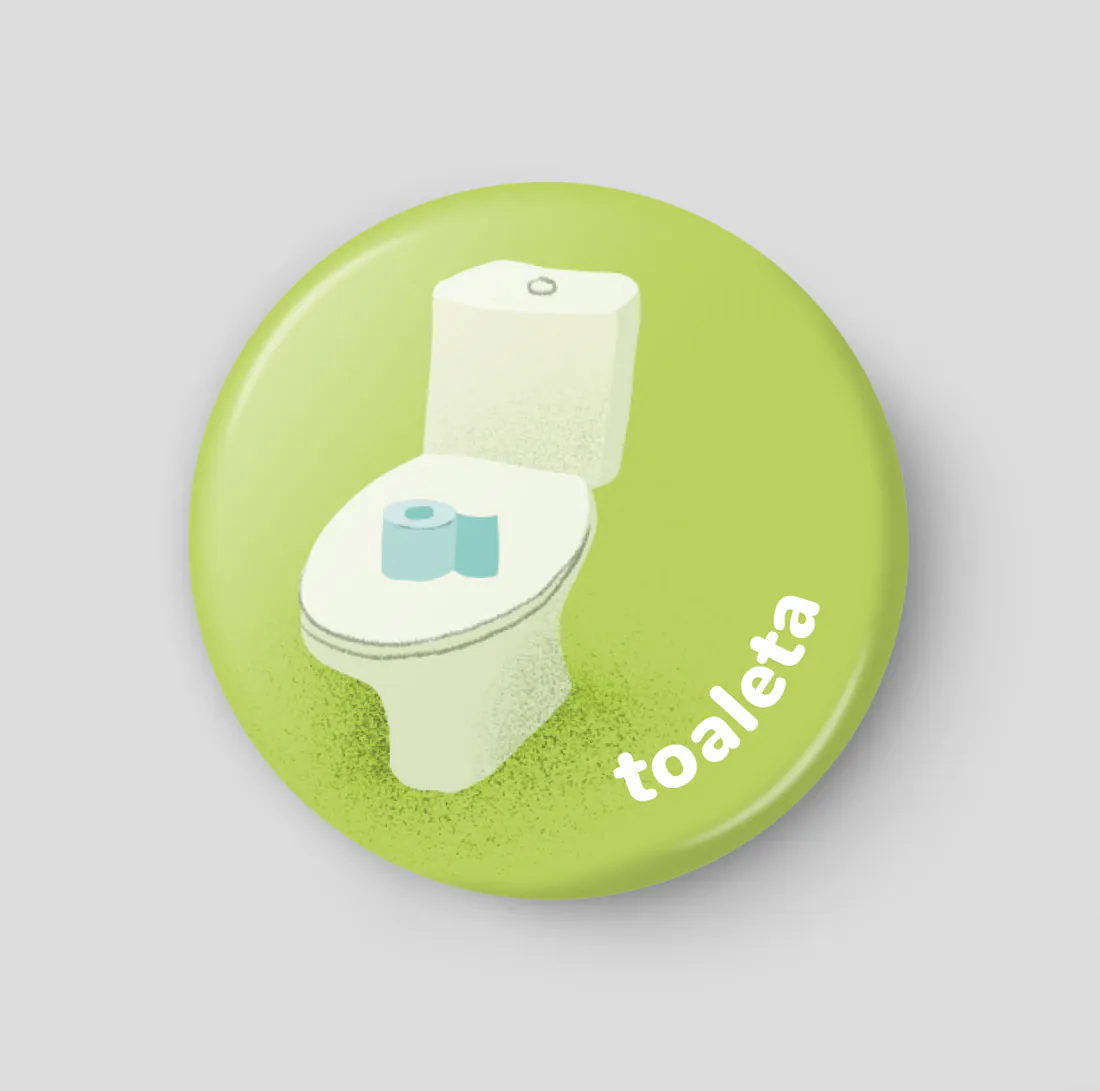 Toaleta plánovací magnetka 32 mm