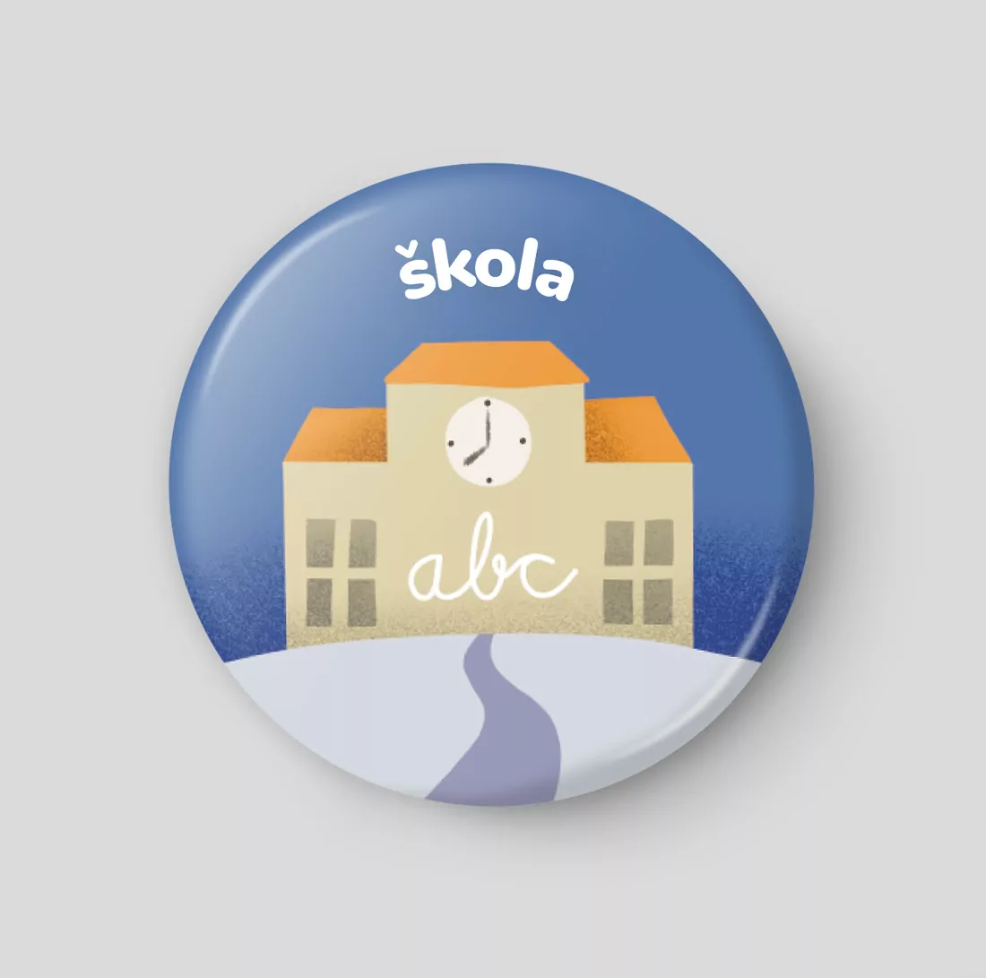 Škola plánovací magnetka 32 mm