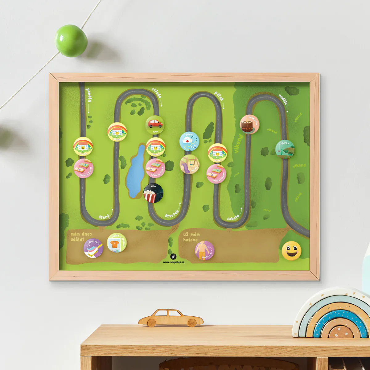 Kytara plánovací magnetka 32 mm - Obrázek 2