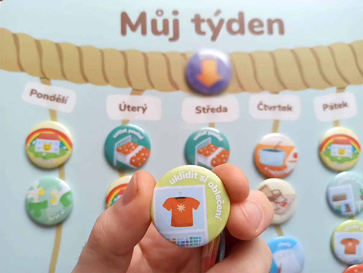 Tanec plánovací magnetka 32 mm - Obrázek 3